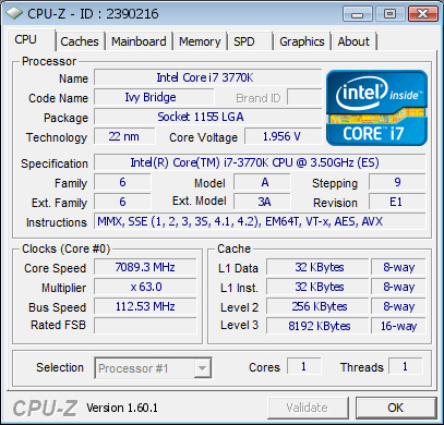 Rekord podkręcania i7 3770K pobity na płycie Gigabyte