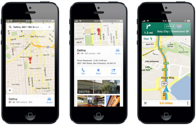 Mapy Google wracają na iPhone