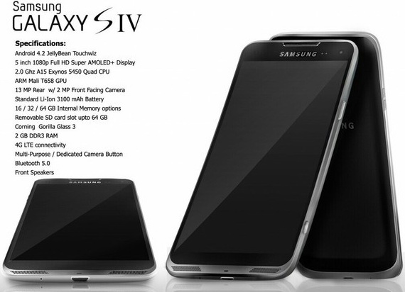 Specyfikacja i wygląd Samsung Galaxy S IV