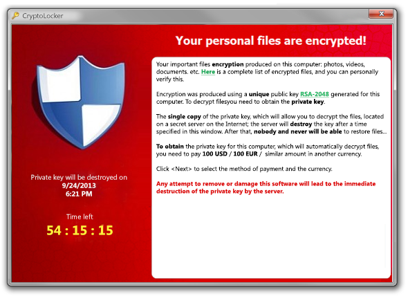 Uważaj na CryptoLocker - Zaszyfruje Twoje pliki na zawsze!