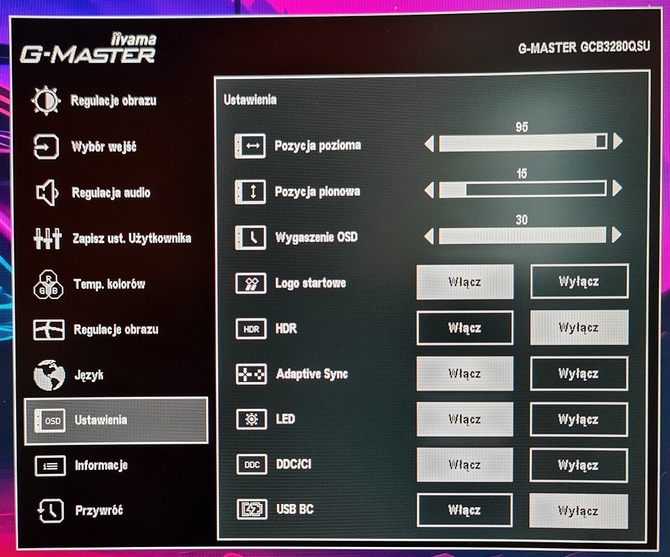 Test iiyama G-Master GCB3280QSU-B1 Red Eagle - 32-calowy monitor do gier z ekranem VA w rozsądnej cenie [nc1]