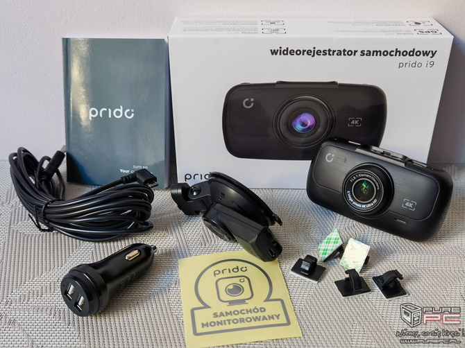 Prido i9 - recenzja wideorejestratora 4K, który robi wiele by przypodobać się użytkownikom. Dobre, bo polskie? [nc1]