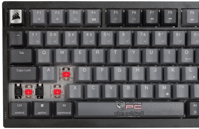 Test klawiatury Corsair K65 Plus Wireless - Bezprzewodowa, wygłuszona, posiada hot swap i nasmarowane przełączniki [nc1]