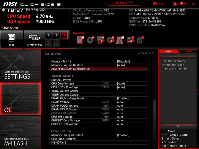 Test płyty głównej MSI MAG X670E Tomahawk WiFi - Solidna konstrukcja dla procesorów AMD Ryzen 7000 [nc1]