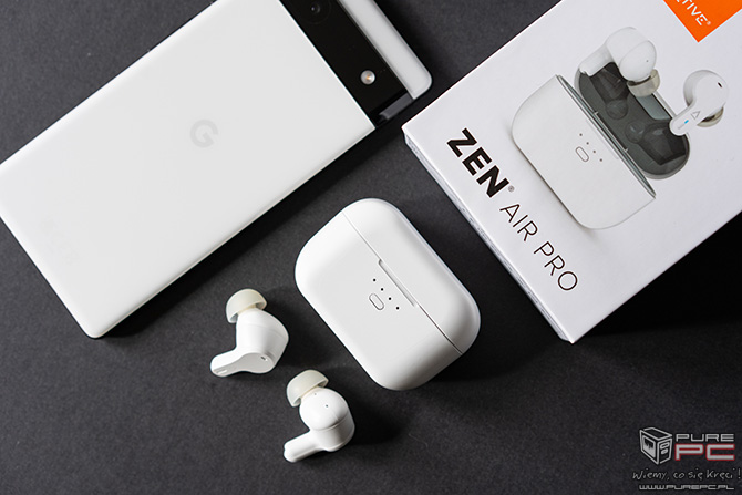 Recenzja słuchawek Creative Zen Air Pro. Ładowanie bezprzewodowe, ANC, dobry czas pracy i odporność na zachlapanie [nc1]