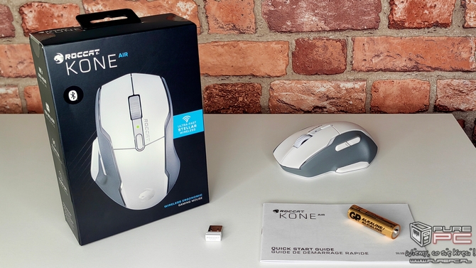 Test Roccat Kone Air - bezprzewodowa mysz dla osób lubiących wagę cięższą, ergonomiczne wyprofilowanie i zasilanie bateryjne [nc1]