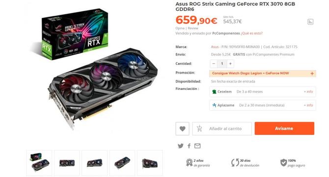 GeForce RTX 3070: ceny niereferencyjnych kart graficznych Ampere [4]