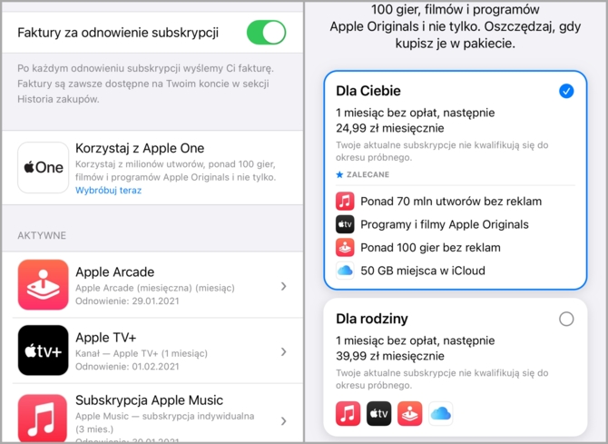 Subskrypcja Apple One jest już dostępna. Można sporo zaoszczędzić [3]