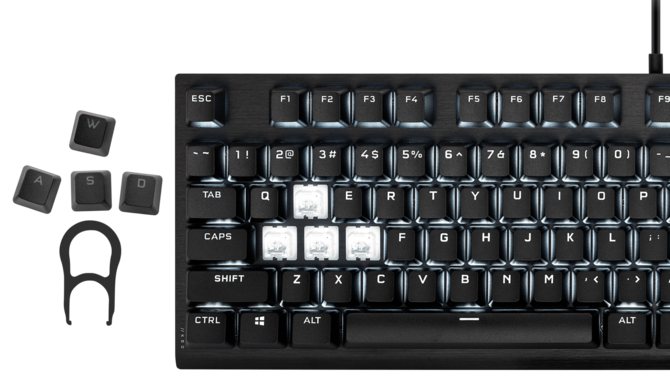Corsair K65 RGB MINI - Kompaktowa klawiatura mechaniczna 60% w wersji z Cherry MX RED i MX Speed [8]