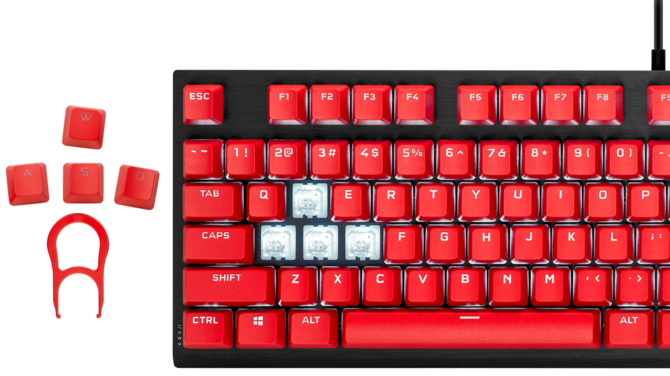 Corsair K65 RGB MINI - Kompaktowa klawiatura mechaniczna 60% w wersji z Cherry MX RED i MX Speed [9]