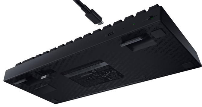 Razer BlackWidow V3 Mini HyperSpeed - Nowa bezprzewodowa i aluminiowa klawiatura typu 65% z klawiszami strzałek [3]