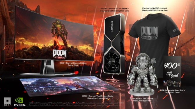 DOOM Eternal GeForce RTX 3080 Ti Limited Edition Demon Slayer Bundle - ujawniono szczegóły limitowanego pakietu oraz cenę [2]