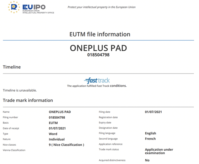 Tablet OnePlus Pad dostrzeżony w EUIPO. Grupa BBK Electronics chce walczyć o rynek, na którym dominuje Apple [3]
