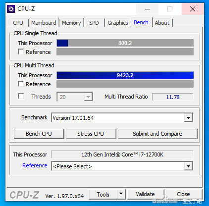 Intel Core i7-12700K został przetestowany w CPU-Z. Procesor Alder Lake osiąga bardzo wysokie wyniki w teście jednego wątku [2]