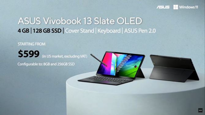 ASUS VivoBook 13 Slate OLED - laptop z odczepianą matrycą Full HD, promowany jako notebook i telewizor w jednym [4]