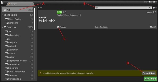AMD FidelityFX Super Resolution od teraz dostępny w formie wtyczki dla silnika graficznego Unreal Engine 4 [2]