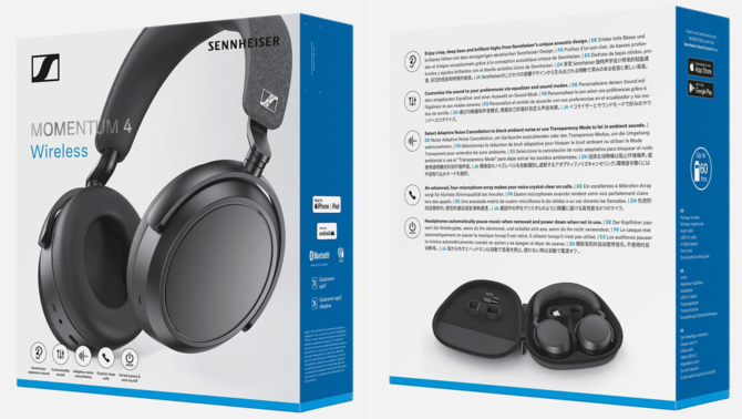 Sennheiser Momentum 4 Wireless - specyfikacja wokółusznych słuchawek z ANC. Konkurent dla Sony WH-1000XM5 [3]