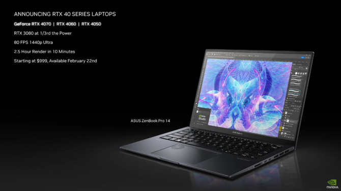NVIDIA GeForce RTX 4000 Laptop GPU - czego oczekiwać po układach Ada Lovelace? Garść informacji z GeForce Beyond [9]