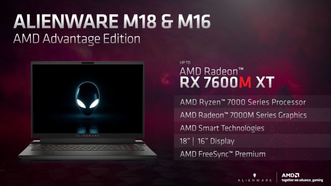 AMD Radeon RX 7000M oraz Radeon RX 7000S - prezentacja układów graficznych RDNA 3 w wersjach dla laptopów [5]