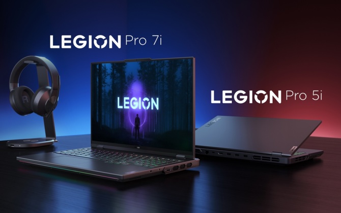 Lenovo Legion Pro 5(i) 16 oraz Legion Pro 7(i) 16 - laptopy z Intel Raptor Lake-HX, AMD Ryzen 7045HX oraz NVIDIA RTX 4000 [5]