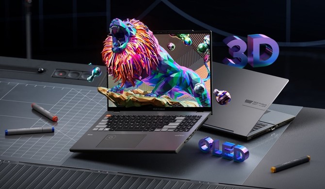 ASUS Zenbook, ProArt Studiobook oraz Vivobook Pro - laptopy do pracy kreatywnej, w tym także z rewolucyjnym ekranem 3D OLED [1]