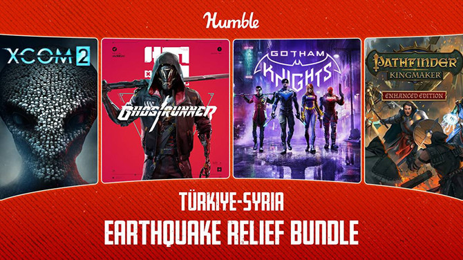 Humble Bundle - niemal 70 gier w nowym pakiecie. Zyski będą przeznaczone na rzecz ofiar trzęsienia ziemi w Turcji i Syrii [1]