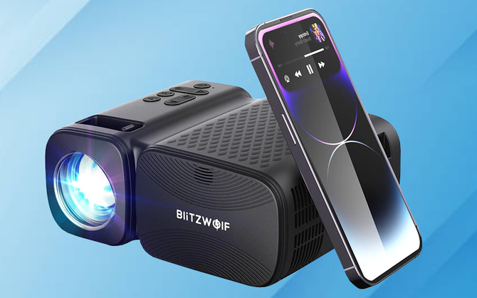 BlitzWolf BW-V3 Mini LED - tani projektor z funkcją Screen Mirroring dostępny globalnie. Teraz kupimy go o ponad połowę taniej [2]
