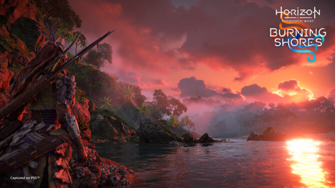 Horizon Forbidden West: Burning Shores - nowe ujęcia z gry. Twórcy chwalą się next-genowymi chmurami [1]