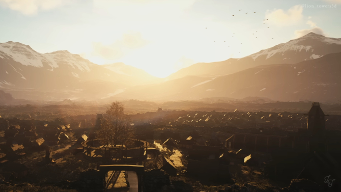 Biała Grań właśnie tak powinna wyglądać w TES V: Skyrim. Youtuber przedstawia miasto zbudowane w Unreal Engine 5 [2]