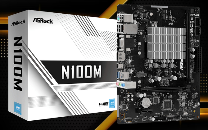 ASRock N100M oraz N100DC-ITX - producent zaprezentował dwie nowe płyty główne zintegrowane z procesorem Intel N100 [1]