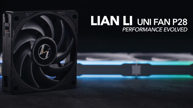 Lian Li UNI FAN P28 - premiera wydajnych wentylatorów o grubości 28 mm i akcesorium Side ARGB Strip [1]