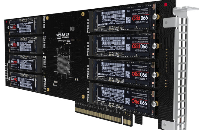 Apex Storage X16 - premiera modułu, który pozwala zainstalować dużą liczbę nośników SSD M.2 NVMe w jednym systemie [2]