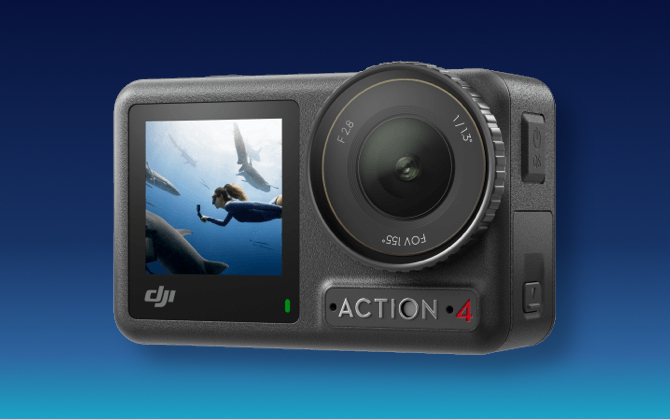 DJI Osmo Action 4 - wodoodporna kamera dla najbardziej aktywnych osób. Stabilne nagrywanie w 4K i 120 FPS [1]