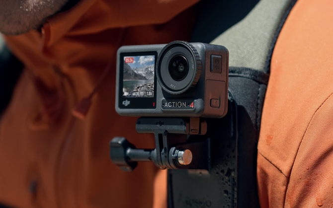 DJI Osmo Action 4 - wodoodporna kamera dla najbardziej aktywnych osób. Stabilne nagrywanie w 4K i 120 FPS [3]