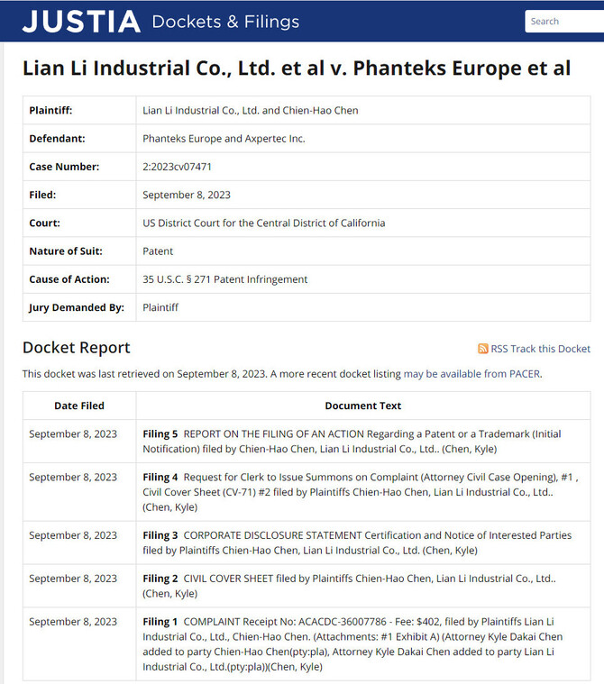 Lian Li pozwało Phanteksa o naruszenie własności intelektualnej. Poszło o system szybkiego łączenia wentylatorów [2]