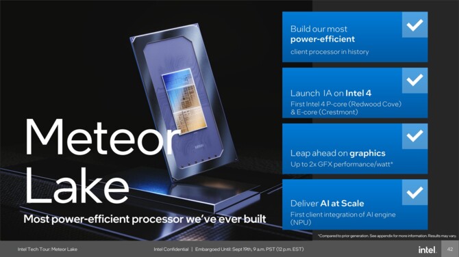 Intel Meteor Lake - charakterystyka procesorów Core Ultra 1. generacji, stworzonych z myślą o energooszczędności [30]