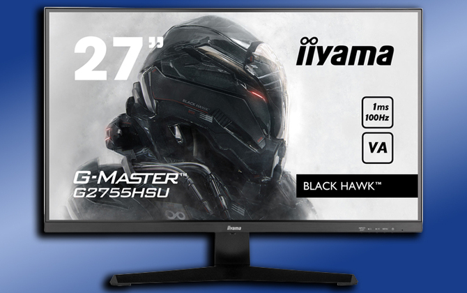 iiyama G-Master G2755HSU-B1 Black Hawk - tani monitor dla graczy, który oferuje ekran z wysokim odświeżaniem [1]