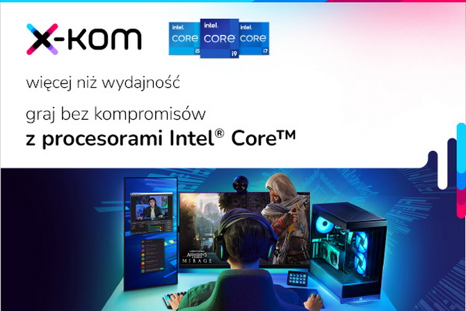 Procesory Intel Core 14 GEN dostępne w x-kom. Sprawdź też nowe komputery dla graczy G4M3R i promocję na akcesoria [nc1]