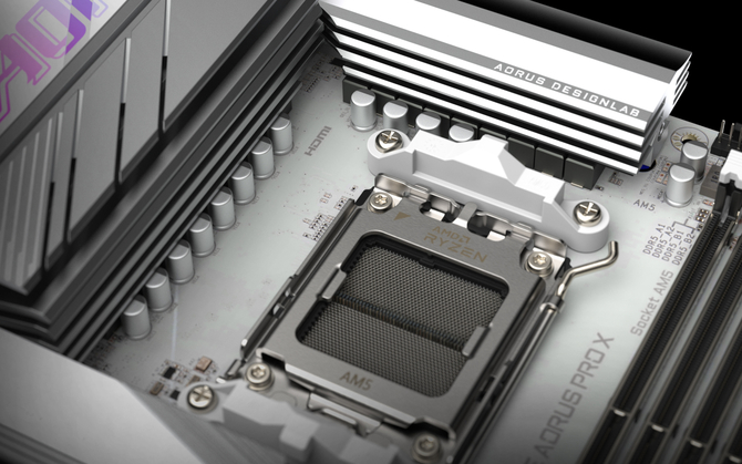 Gigabyte prezentuje nowe białe płyty główne dla procesorów AMD Ryzen 7000 [1]