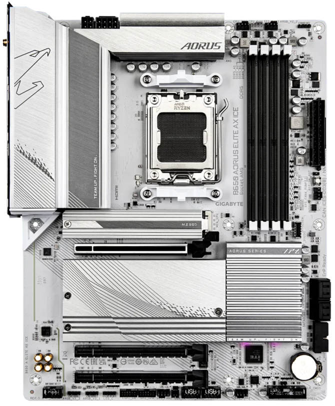 Gigabyte prezentuje nowe białe płyty główne dla procesorów AMD Ryzen 7000 [4]
