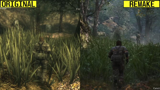 Metal Gear Solid Delta: Snake Eater - opublikowano materiał wideo porównujący remake z oryginalną wersją gry [4]