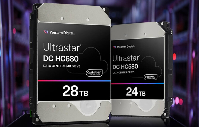 Western Digital Ultrastar DC HC680 i Ultrastar DC HC580 - nowe dyski twarde o dużej pojemności trafiają już do pierwszych klientów [1]