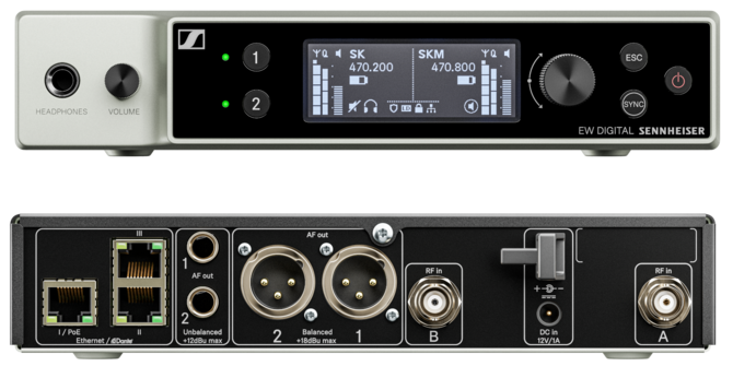 Sennheiser EW-DX EM 2 Dante - premiera odbiorników mikrofonowych i akcesoriów dla prawdziwych profesionalistów [2]