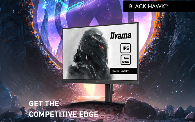 Nowe monitory firmy iiyama z serii Black Hawk. Bardzo przystępne cenowo modele, które skierowano dla graczy [1]