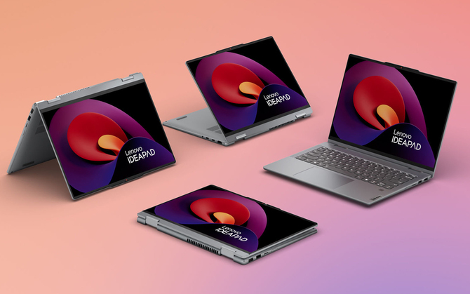 Lenovo IdeaPad 5, 5i 2-in-1 oraz Slim 5i - nowe laptopy z funkcjonalną konstrukcją. Do wyboru ekran OLED oraz układ Intel Core 7 150U [1]