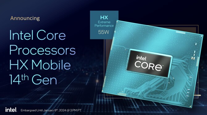 Intel Raptor Lake-HX Refresh - oficjalna prezentacja najwydajniejszych procesorów 14. generacji dla laptopów [nc1]