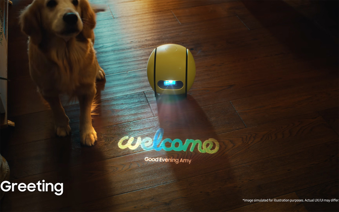 Samsung Ballie - interaktywny kulisty robot domowy, który zostanie naszym asystentem. Zaawansowany projektor i wsparcie AI [7]