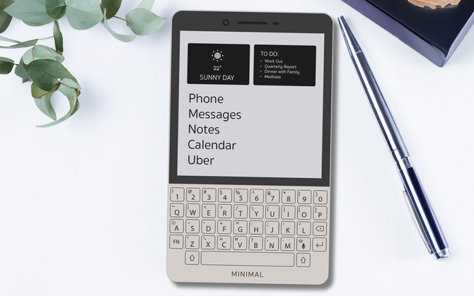 Minimal Phone - smartfon z ekranem E-Ink wyglądający jak BlackBerry, który ma pomóc nam z cyfrowym uzależnieniem [2]