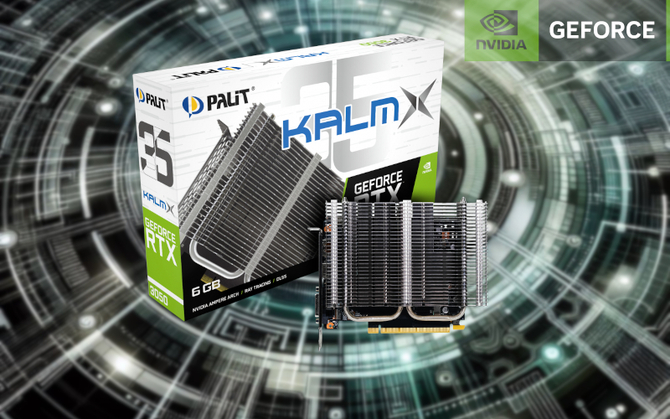 Palit GeForce RTX 3050 KalmX 6GB - nadchodzi kompaktowa karta graficzna chłodzona całkowicie pasywnie [1]