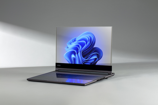 Lenovo ThinkBook Transparent Display - na MWC pokazano koncept laptopa przyszłości z ekranem Micro LED [2]